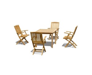Outdoor <b>Garden</b> <b>Set</b> Dingin Table 8 Seater Indonesia Furniture Wood Modern Foldable Enterenprise DS009 - Product Image 5