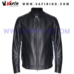 Chaqueta de Motociclista de Piel de Oveja Auténtica para Hombre, Servicio OEM Personalizable, Larga, Impermeable, Transpirable, Ecológica y de Secado Rápido - Product Image 6