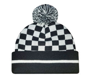 Gorro de lana acrílica acanalada para hombre y mujer, Boina de lana acrílica de alta calidad, ecológica y personalizada, estilo deportivo para invierno y clima frío - Product Image 3