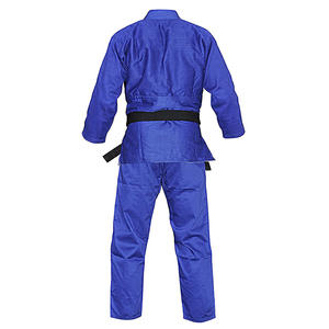 Uniforme de competición de Judo azul de algodón puro de alta calidad, traje de Karate personalizado, Judo, entrenamiento de artes marciales - Product Image 6