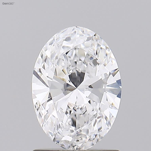 D Color VS1 Carity taille 1.00 Ct diamant poli labgrow forme ovale HPHT-CVD diamant bijoux diamants en vrac - Product Image 1