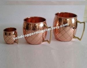 <b>Fancy</b> Hand Made Cocktail Wholesale Stainless Steel Mule <b>Mug</b> Set With Copper Straws Custom Golden Hammered Moscow Copper Mule <b>Mug</b> - Product Image 2