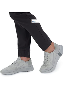 Pantalon de jogging pour hommes, 100% Polyester, noir, personnalisé, rouge, bleu clair, pour les affaires, avec fermeture élastique, vêtement importé à la Machine - Product Image 6