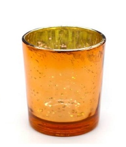 Shining Orange light Glass candle votive <b>holder</b> with Glass Votive Candle <b>Tealight</b> <b>Holders</b> at lowest price - Product Image 4