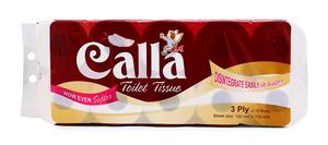 Pure White <b>Toilet</b> Tissue <b>Paper</b> <b>Roll</b> (Calla) - Product Image 5