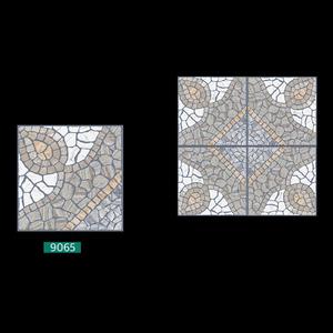 Azulejos de suelo de porcelana decorativos para exteriores modernos de 40x40cm, mosaico esmaltado, acabado brillante/mate, antideslizante, 5mm, uso Exterior clásico - Product Image 2