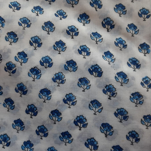 High Quality Cotton Block Printing Fabric Sewing Craft Dresses Making, <b>Home</b> Bedding Accessories Redesign Multipurpose Raw Fabric - Product Image 3