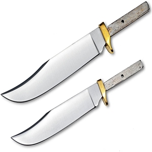 Conjunto de 2 cuchillas para la fabricación de cuchillos (7 1/2 "y" 9 ") Mini Hunter en blanco personalizado caza blanco cuchillo (smk1993) - Product Image 1
