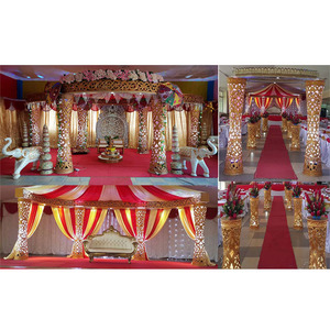 Mandap de mariage en fibre de conception de luxe, modèle Fiji, dernière collection, avec scène intégrée, le meilleur pour Dallas et Brisbane - Product Image 1