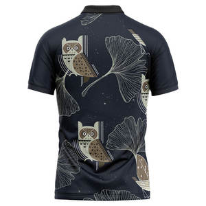 Polo de golf pour homme en microfibre à séchage rapide, nouvelle conception, fabrication sur mesure, vente en gros, OEM, sublimé - Product Image 2