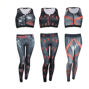 Yoga Set Women Gym Wear Set Suit Best Quality High Waist <b>Seamless</b> <b>Legging</b> & Top Sublimation Gym Wear Set Women Street Wears - Product Image 6