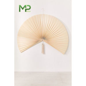 Abanico de Mano de Bambú Impreso Personalizado de Alta Calidad para Decoración de Pared, Artículo de Decoración para el Hogar de Calidad - Product Image 4