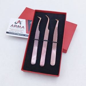 แหนบต่อขนตาสแตนเลสแบบญี่ปุ่นบรรจุภัณฑ์ออกแบบโลโก้ได้ตามต้องการพร้อมคุณสมบัติที่ยั่งยืน - Product Image 2