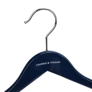 <span class=keywords><strong>Germant</strong></span> personalizado logotipo de la marca ropa brillante brillo azul percha de madera con nupcial - Product Image 4