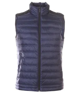 Produsen jaket Puffer musim dingin yang dapat dicuci kualitas tinggi terbuat dari 100% pakaian olahraga tahan angin tanpa lengan poliester