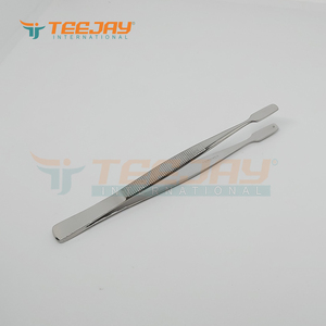 Pinzas de Acero Inoxidable Pulido Plateado para Coleccionistas de Sellos/Monedas/Vidrio, Punta de PVC, 12.5CM de Longitud, Manipulación Sensible para Laboratorio - Product Image 2