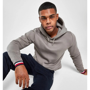 Nouveauté 2026 : Sweat à capuche décontracté pour homme, manches longues, couleur unie, style urbain - Product Image 2
