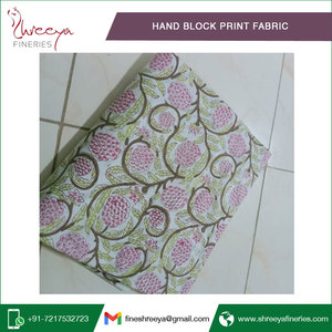 ผ้าคอตตอนพิมพ์ลายสไตล์อินเดียเนื้อผ้าคอตตอน100% - Product Image 4