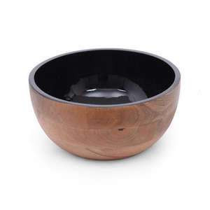 De ensalada de madera de esmalte Rojo fuera de mejor venta de Decoración de casa uso el uso de la boda de madera cuencos - Product Image 5