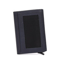 Porte-cartes de crédit porte-cartes avec fermeture magnétique blocage RFID métal 2023 Top Grade en cuir véritable boîte cadeau personnalisée