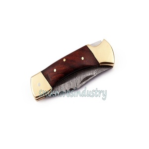 Hand made damascus folding Back <b>lock</b> multi functional Stainless steel handle Smk1313 folding pocket <b>knife</b> Damascus steel - Product Image 3