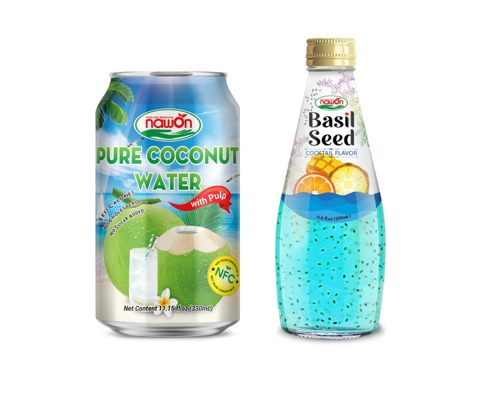 Kosher Coconut water Manufacturer 330ml Organic Coconut Water With Pulp from Thailand Healthy Juice Wholesale Price