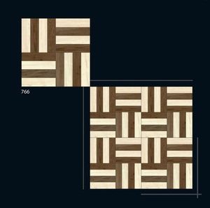 Baldosas de cerámica esmaltada clásicas modernas de 600x600mm con diseño de flores para cocina, baño y acabado pulido exterior - Product Image 2