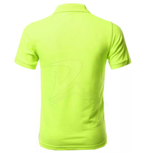 2020 Hommes Basic Premium Qualité Fente Latérale pour Polo Batik Beach Style avec Conception Vierge Solide Manches Courtes Plus La Taille - Product Image 2