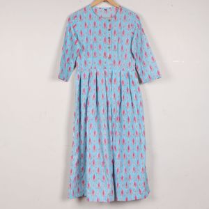 Tela de algodón puro con estampado, tejido a mano, estilo indio, Kurti - Product Image 1