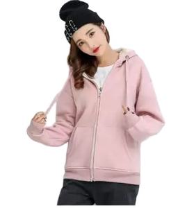 Pull à capuche pour femme, en Polyester, avec Logo personnalisé, Slim, 100% coton, à la mode, pour l'hiver - Product Image 2