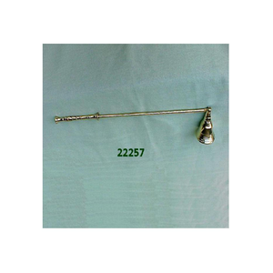 Abatidor de velas de latón macizo con acabado dorado - Product Image 1