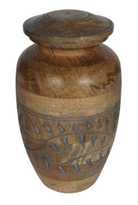 Urna de cremación de madera para cenizas humanos - Product Image 3