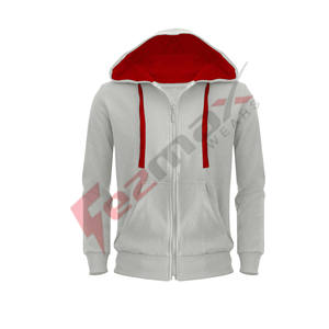 100% Cotton Anti-Shrink Knitted <b>Hoodie</b> 80% Cotton 20% Polyester Solid Pattern Poly Cotton Fleece - Product Image 4