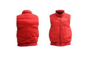 Chaqueta gruesa sin mangas con cremallera para hombre, moda informal, color sólido, invierno, 2023 - Product Image 2