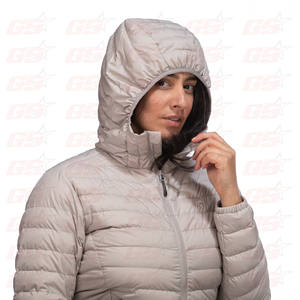 Fashion winter clothes cropped puffer jacket woman shiny puffer coat quilted - Product Image 2