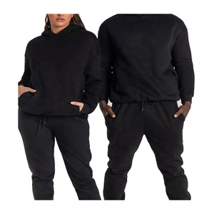 Venta al por mayor de alta calidad personalizado Casual deportes invierno térmico algodón polar hombres mujeres gimnasio Jogger chándales tamaño de color personalizado - Product Image 4