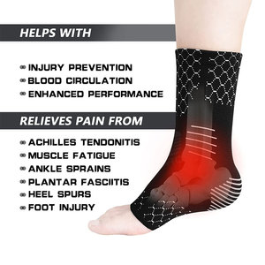 Tobillera ajustable de neopreno con protección profesional Soporte de compresión deportiva unisex - Product Image 4