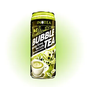 Taiwan Non Alcoholische Instant Ingeblikt Matcha Bubble Melk Thee Drinken