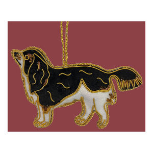 Beautiful Dog Zari Hand Embroidery Hanging <b>Ornaments</b> - Product Image 1