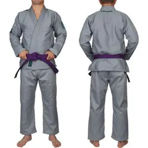 Gris jiu-jitsu karaté gi pour l'entraînement confortable karaté PRO uniforme