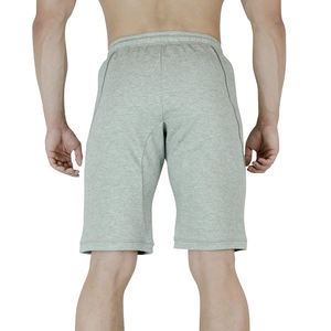 Summer Male Jogger Shorts Elastic Waist Knee Length Sportswear Casual Cotton Fitness Gym Workout Sweatpants 100% Cotton Solid - Product Image 3