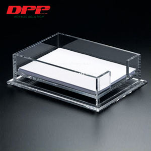 Clear acrylic <b>folder</b> <b>document</b> holder A5 office cubbyhole organizer - Product Image 4