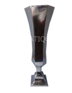 Vase de sol moderne en aluminium moulé au sable, design Feng Shui, décoration d'intérieur, porte-bouquet, haute qualité - Product Image 5
