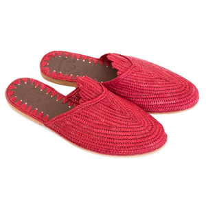 Sandalias de Rafia Marroquíes, Zapatos de Rafia Hechos a Mano, Felicidad Hecha a Mano - Product Image 1
