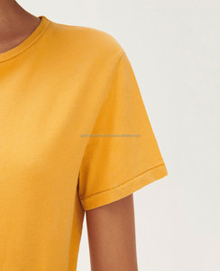 เสื้อยืดคอตตอนพรีเมียมผู้หญิงขายส่ง ไซส์ใหญ่พิเศษสำหรับฤดูร้อน รับปักโลโก้ตามแบบ - Product Image 3