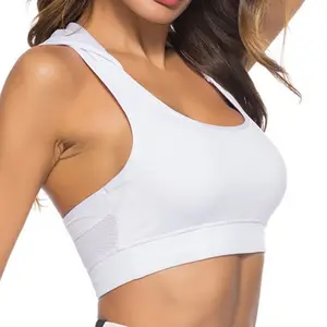 hot sale custom Ventilated comfortable quick dry hoodie fitness Bra for woman