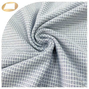 Recyclé polyester spandex tissu à carreaux pour athleisure porter - Product Image 3