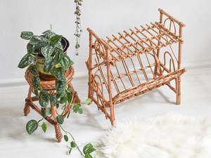 Revistero de ratán para decoración del hogar, soporte de periódico, marca SISU, RFS-064 - Product Image 3