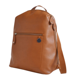 2020 personnalisé PU cuir voyage couches sac à dos de haute qualité multifonction grand bébé sac nouveau Design mode en gros - Product Image 4