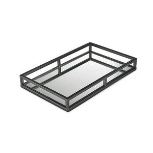 Wholesaler and Supplier of Metal Serving Platter Customized Shape Handmade <b>Tray</b> Classic Stylish Wholesale Luxury <b>Mirror</b> <b>Tray</b> - Product Image 2